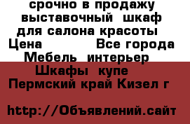 срочно в продажу выставочный  шкаф для салона красоты › Цена ­ 6 000 - Все города Мебель, интерьер » Шкафы, купе   . Пермский край,Кизел г.